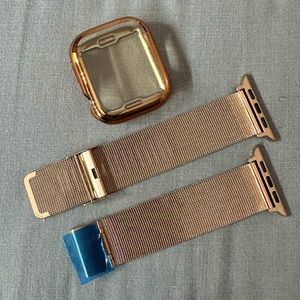 Milanese Apple Watch Band with Case